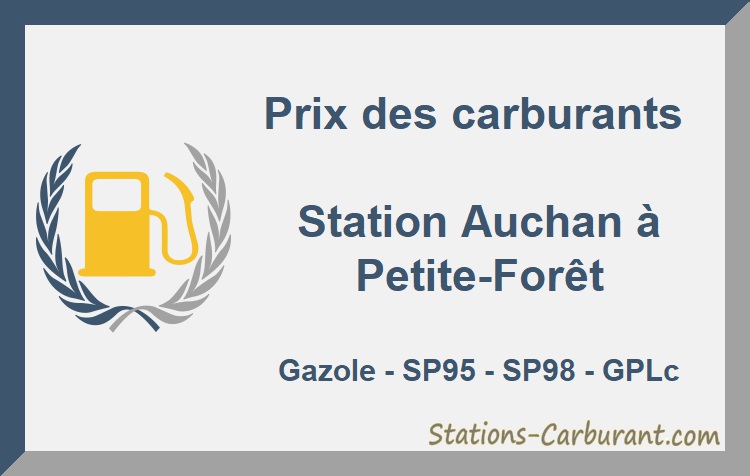 Prix Gasoil Auchan Petite Foret