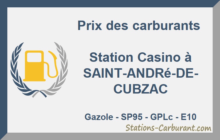 Prix Carburant Geant Casino Saint Andre De Cubzac
