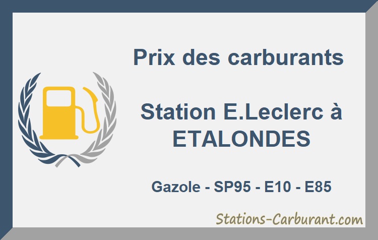 Station E.Leclerc à Étalondes - prix des carburants