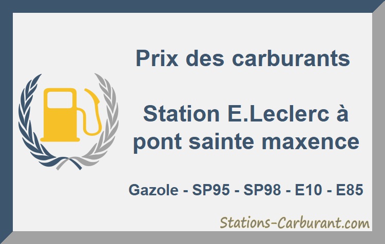 Prix Carburant Pont Sainte Maxence