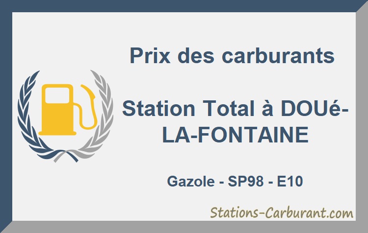 Prix Essence Super U Doue La Fontaine