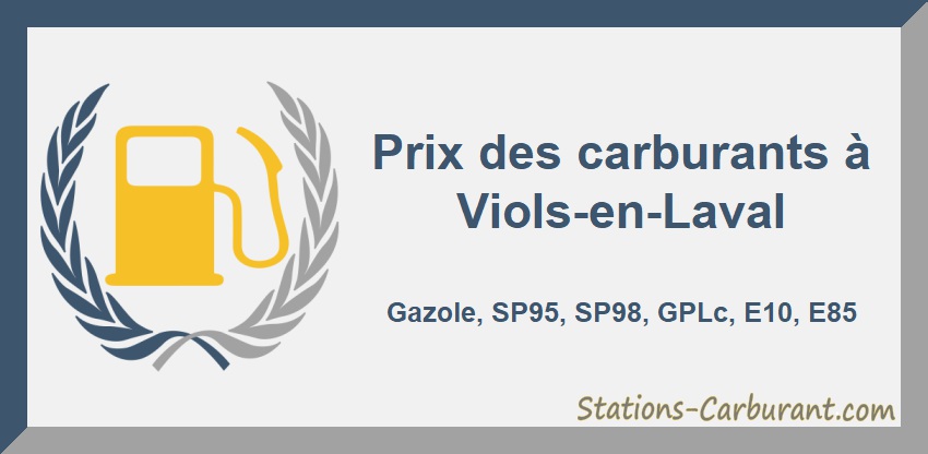 Prix des carburants à ViolsenLaval